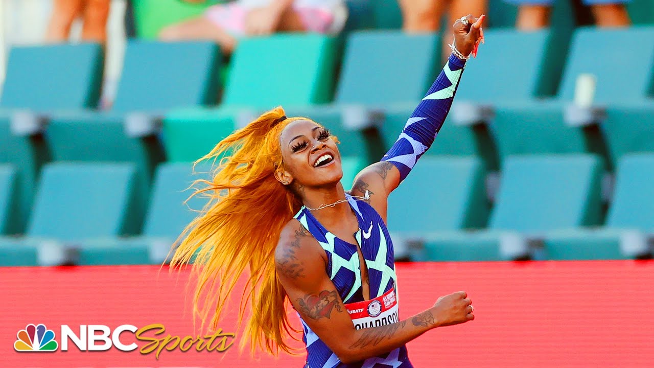 Sha Carri Richardson Now America S Fastest Woman Takes Her First Olympic Trials Final By Storm